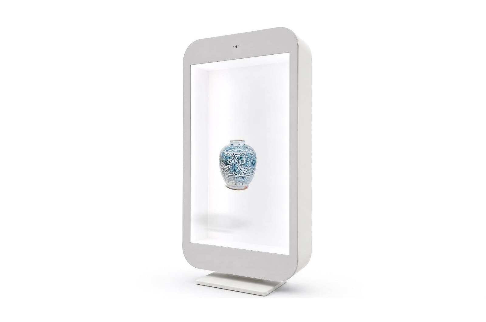 Vis a Vis 32″ acceso, vaso in 3D